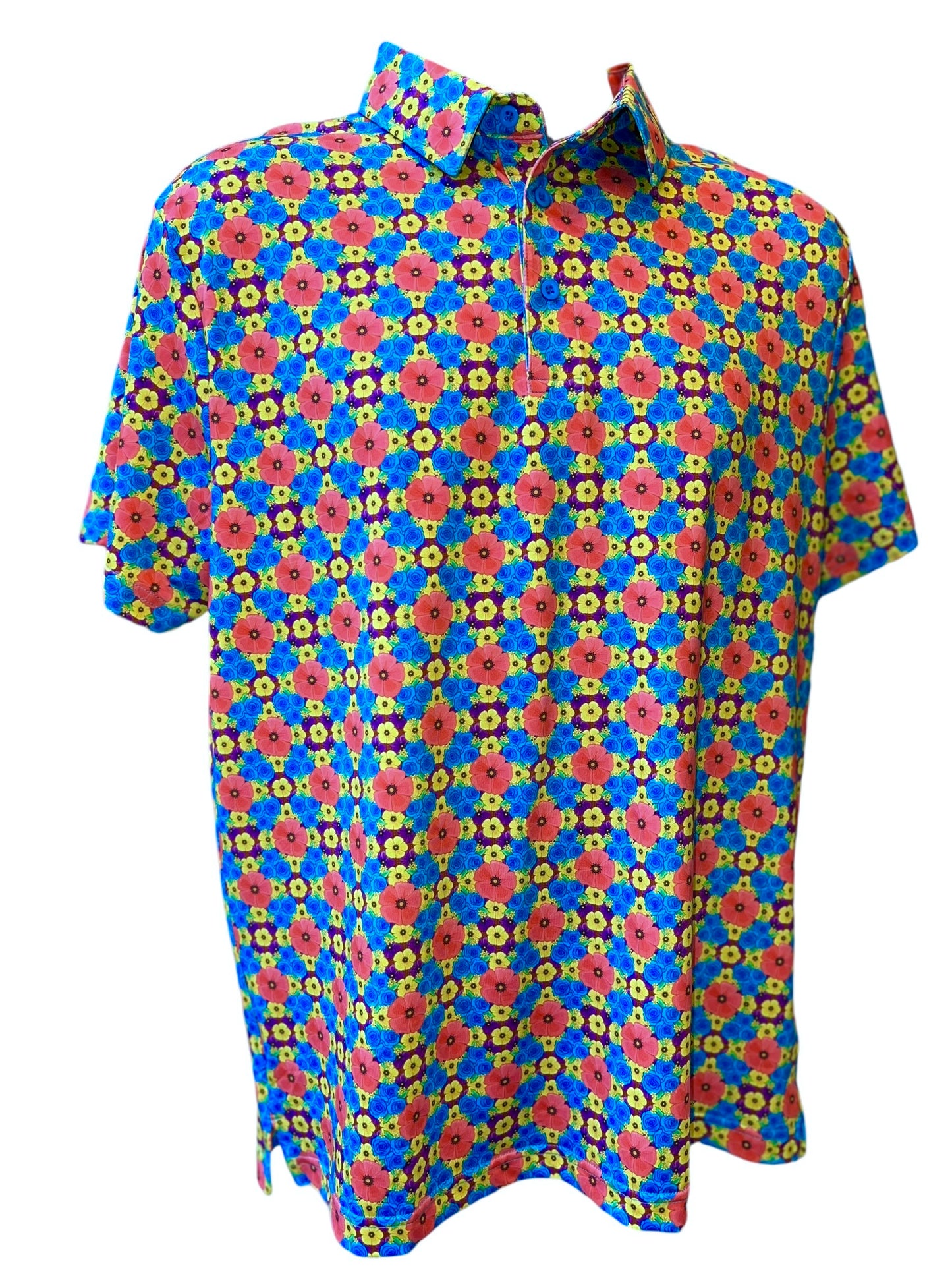 Flower Power Men's Polo