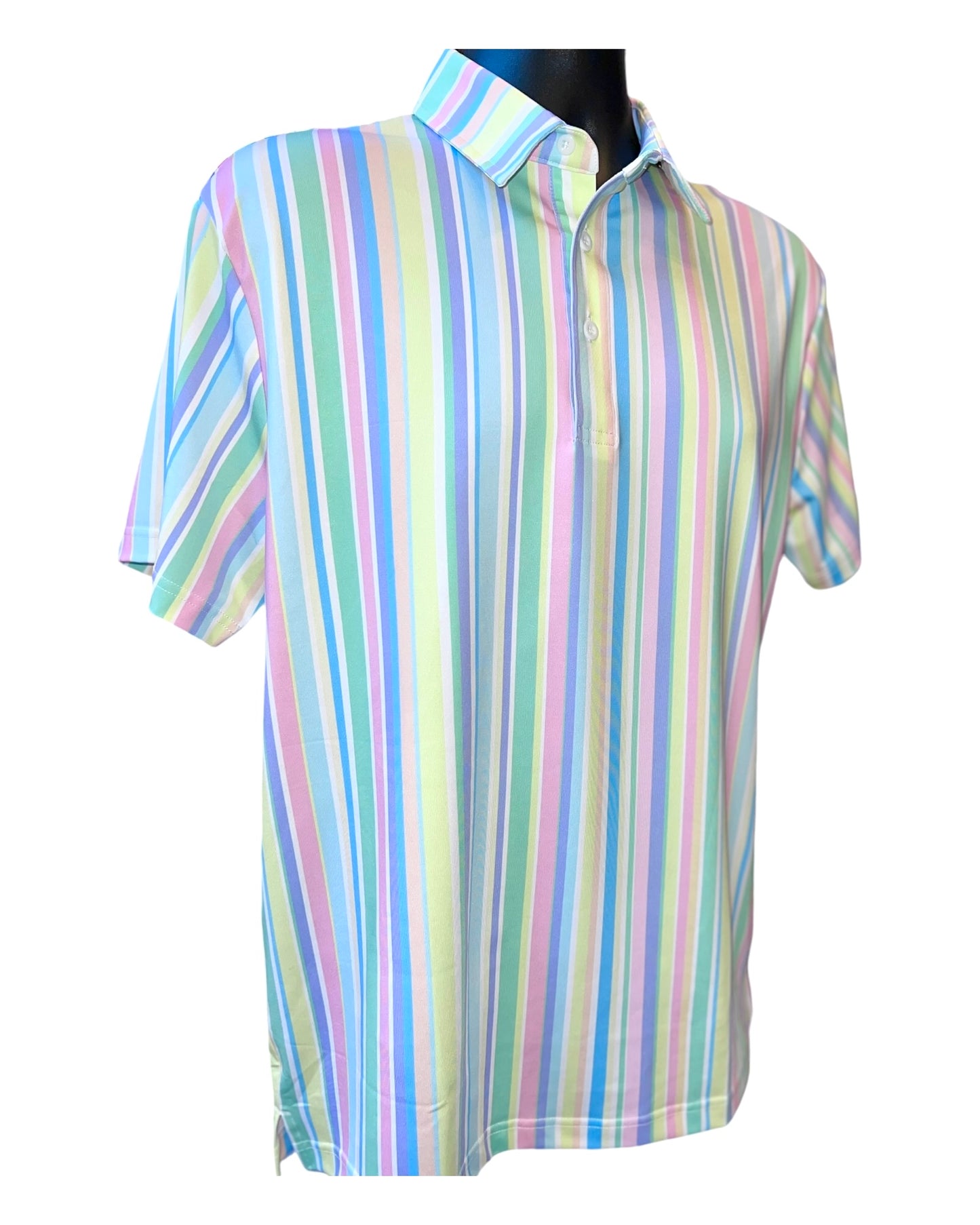 Spring Stripes Men's Polo